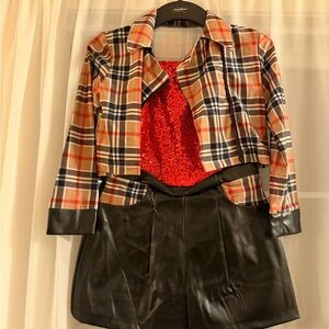 Revolution Plaid Blazer with Black Accents
